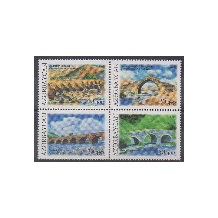 Acheter cette série de timbres d'Azerbaïdjan de l'année 2007 (No 600/603).