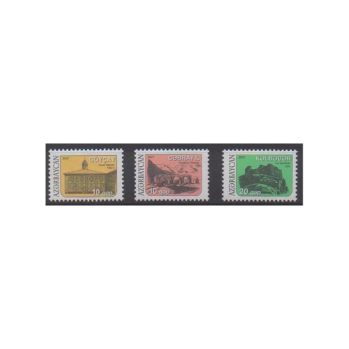 Buy these stamps of Azerbaijan of the year 2007 (Nb 562/563 et 583).