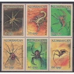 Azerbaïdjan - 2008 - No 632/637 - Insectes