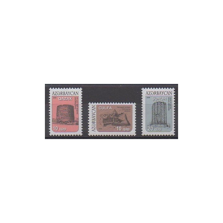 Buy this set of stamps of Azerbaijan of the year 2008 (Nb 613 et 630/631).