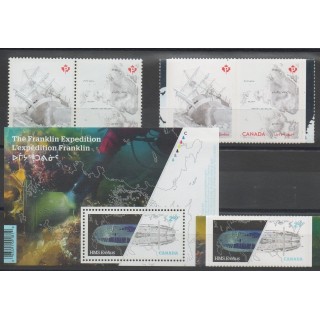 Timbres - régions polaires - Canada - 2015- No 3149/3154