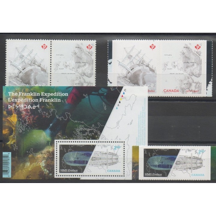 Timbres - régions polaires - Canada - 2015- No 3149/3154