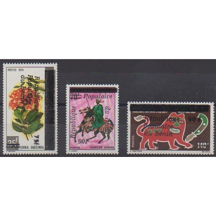 Acheter cette série de timbres du Bénin de l'année 1986 (No 626/628).