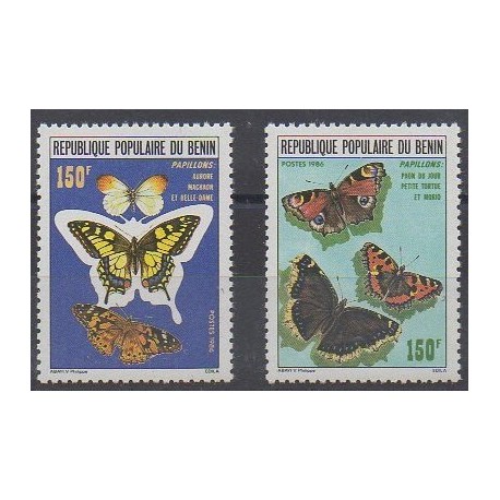 Bénin - 1986 - No 644/645 - Insectes
