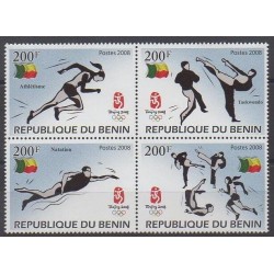 Bénin - 2008 - No 989/992 - Jeux Olympiques d'été
